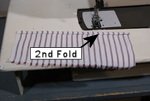 Fold the hem