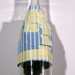 Tape skirt on the bottle